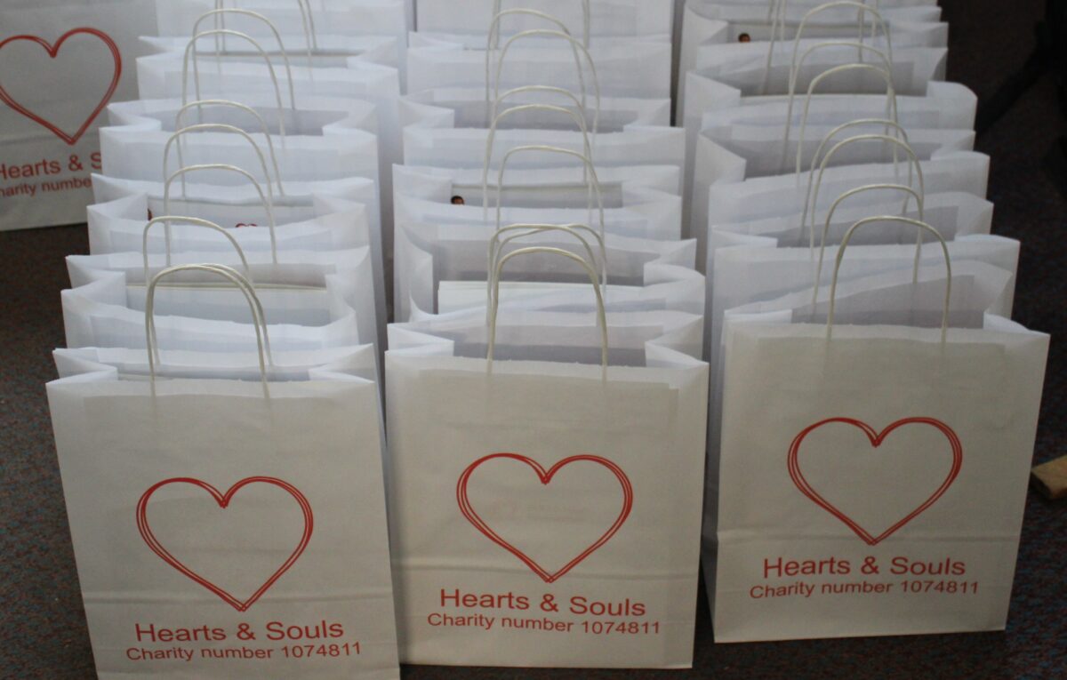 Hearts & Souls goody bags Hearts & Souls goody bags